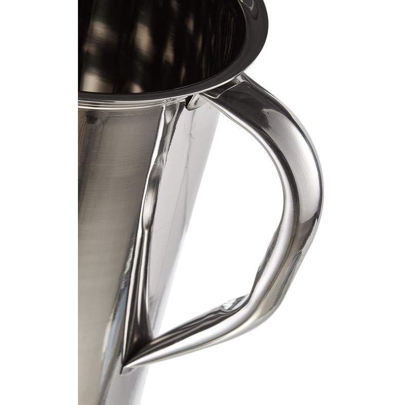 Ibili Wasserkrug gerade 2 l aus Edelstahl, silber, 7 x