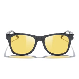 MERRY'S Unisex Night Driving Glasses Lightweight TR90 Frame Square Sun Glasses for Men/Women