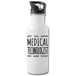 Shirt Luv Medical Technologist Water Bottle Gifts Funny Appreciation Thank You For Men Women 20 fl oz Bottle White