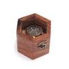 FS Wood Ora Watch Display Case, Wooden Watch Case with