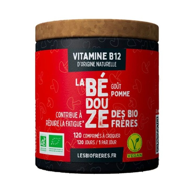 Les Bio Frères La Bédouze Vitamine B12 Bio Pomme 120