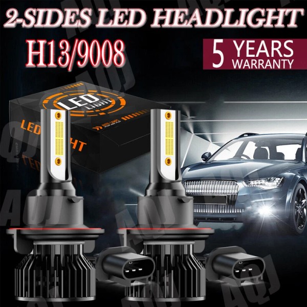 AQJ 9008 LED Focos Para Auto Carro Bombillos Luz De