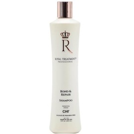 CHI Royal Treatment Bond & Repair Champú, profesional, sin sulfatos ni parabenos, 12 onzas líquidas