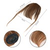 Patty Both Clip In Bangs, Real Human Hair, Light Brown,