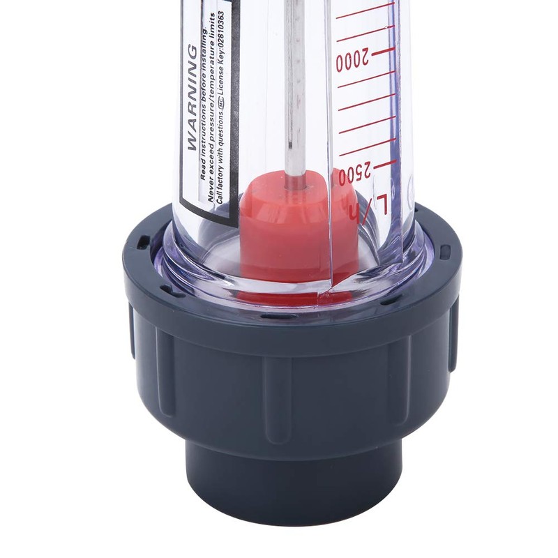 Liquid Flow Meter, 250~2500L/h High Precision ABS Pipe Flow Meter,