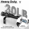 VOIIY 2 Pack Curtain Rods for Windows 48 to 84