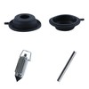 WFLNHB 4 x Carburetor Repair Kit Diaphragm Float Replacement for