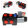 Hydraulic Solenoid Selector/Diverter Valve, 13 GPM Flow Rating, 50LPM Max