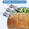 Flintronic Hasp Lockable, Safety Hasp with Screws & Lock, Drawer