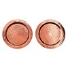 Sertodo Copper, Round Napa Cup Coaster, Hand Hammered 100% Pure