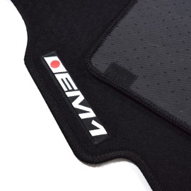 Unbranded 4PC Set Black Custom Floor Mat Non Skid Carpet Fit 96 00 Honda Civic EM1 JDM