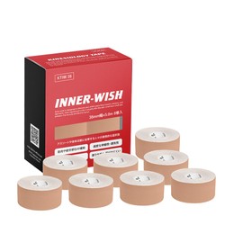 Inner – Wish kinesiorozi-te-pu asuri-totaipu 1 Box 3.75 cm X 5 m X 8 Rolls