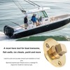 Marine Drain Plug Kit 25mm/1in Mounting Hole Bronze Mirror Polished