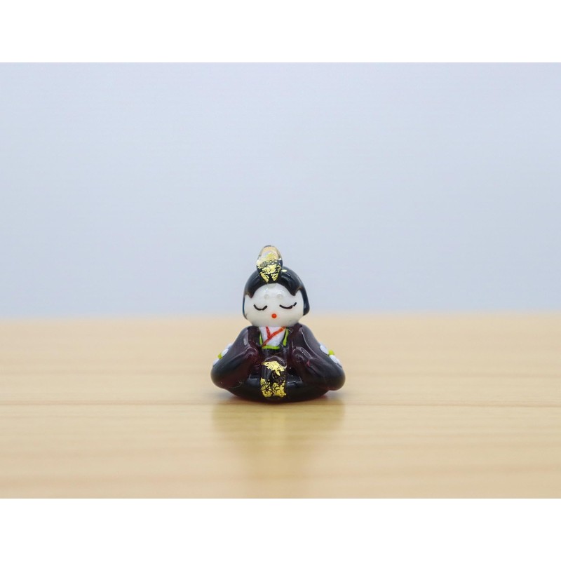 Glass Square, Adorable Glass Hinamatsuri Dolls (Imperial), Small