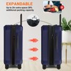 Verdi Luggage 20 Inch Carry On - Bottom Grip Design,