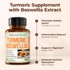Turmeric Curcumin Supplement with Boswellia Serrata, Ginger Root, Organic Turmeric