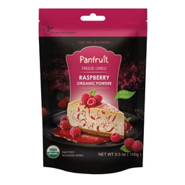 Panfruit Organic Freeze-Dried Raspberry Powder – 3-Pack (3.5 oz Each) – Non-GMO, No Sugar Added, Gluten-Free, Vegan-Friendly, Product of Ukraine