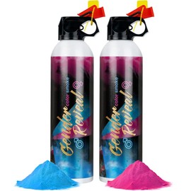Gender Reveal Spray 2 pieces forMother's Day Gift, Boy Gir RevealParty ldeas, 100% Biodegragable forGender Reveal ，party supplies, birthday parties, holiday gifts, after-parties Pack Wedding - colour: Blue and pink