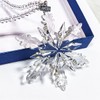 Annual Edition Ornament 2026, Crystal Glass Snowflake Christmas Ornaments