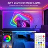 AILBTON 20Ft Neon Rope Lights,Flexible Led Rope Lights Control with