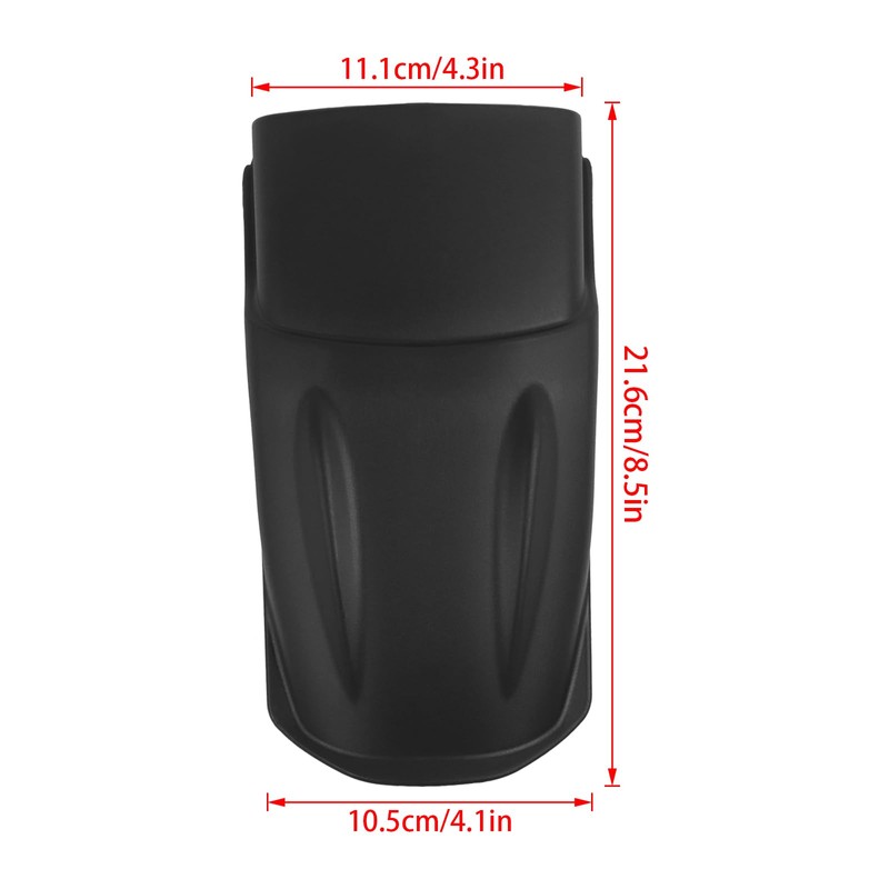 CHIFUN Front Fender Mudguard Extender Wheel Cover Splash Guard Extension