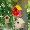 42 Sets DIY Birdhouse Kit to Build and Paint, Include