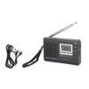 Portable Mini Radios FM/MW/SW Receiver with Digital Alarm Clock FM