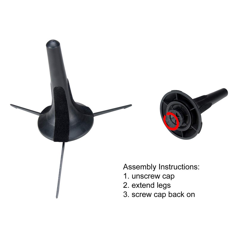 Cecilio Portable Trumpet Stand Holder, Foldable Trumpet Holder Stable with