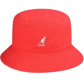 Kangol Unisex Sombrero Pescador De Algodón Lavado Beret Hat, CHERRY GLOW
