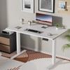 NICECOZY Dual Motor Electric Standing Desk Frame, Height Adjustable Table