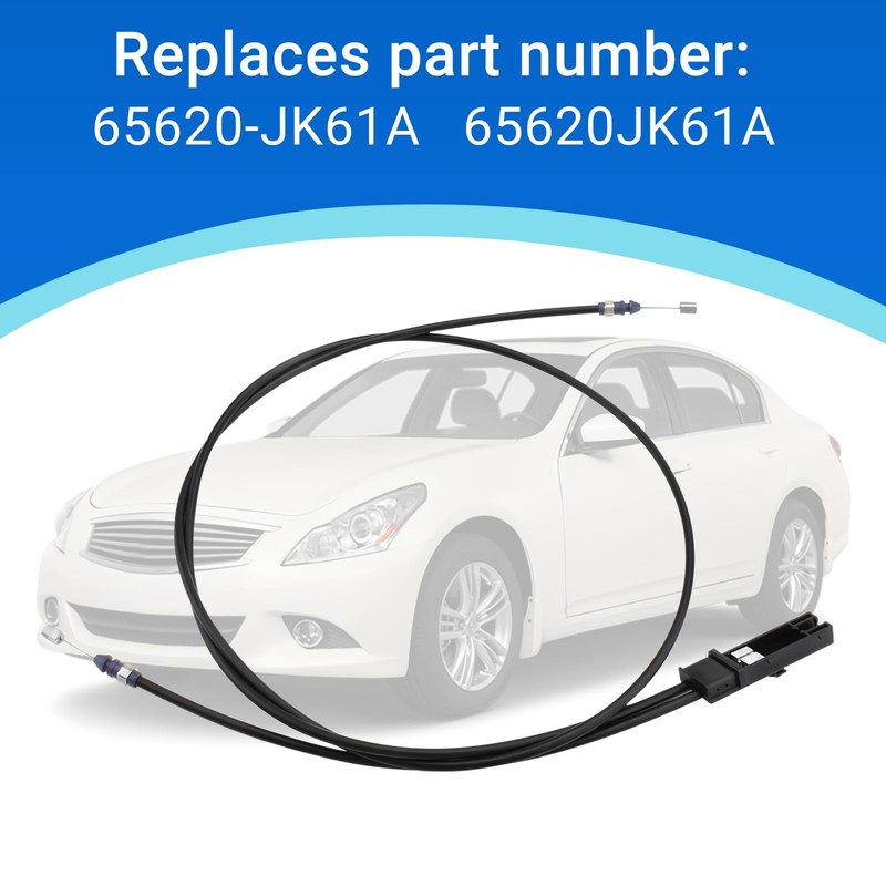 Engine Hood Release Cable Fits for 2007-2015 Infiniti Sedan G35