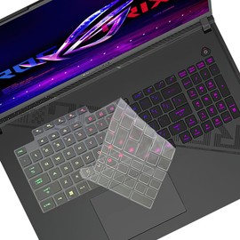 Keyboard Cover for ASUS ROG Strix Scar 18/ROG Strix G18 18 inch Gaming Laptop, ROG Strix Scar 18 G835 G835LX G835LW G834 G834JY & ROG Strix G18 G815 G814 G815LW/LR/LP G814JI/JU/JV/JYG814JIR/JZR/JVR