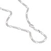 NKlaus 38-80 cm Figaro Chain 925 Silver 3+1 Links 3