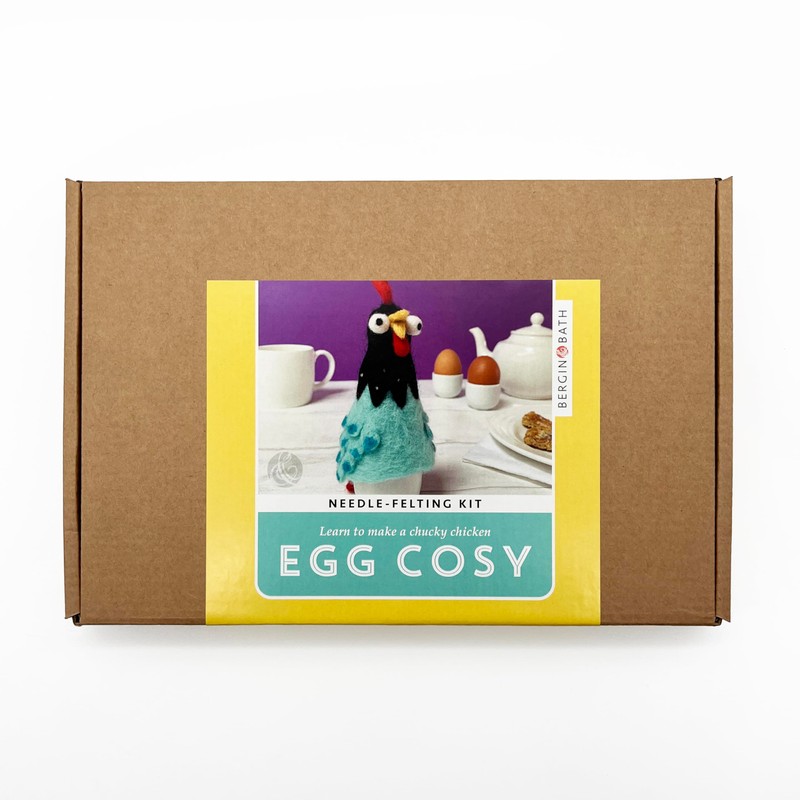 Bergin & Bath Needle Felting Kit - Chicken Egg Cosy