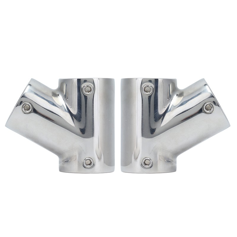 1 Pair of Boat Handrail Fittings Parts 60 Degree 316