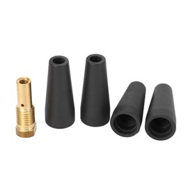 4Pcs PTFE Flux Core Gasless Nozzle 1Pcs Brass Gas Diffuser Kit for Century FC90 80GL