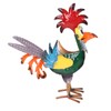 Rooster Statue Figures Ornament Metal Rooster Display Model Toy for