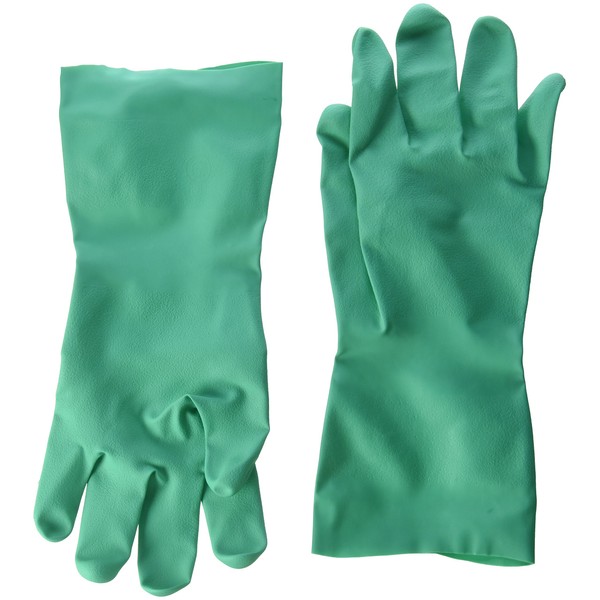 MAGID Comfort Flex 18 Mil Flock-Lined Diamond Grip Nitrile Gloves