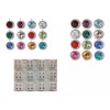 Caflon Broqueles Aretes Perforacion Caflon 4mm 12 Pares Platinado