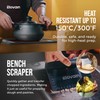 Elovain Dual-Sided Stainless Steel Cutting Board with Knife Sharpener –