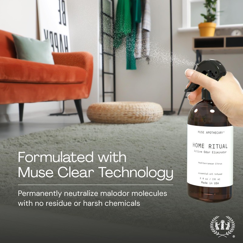 Muse Apothecary Home Ritual Active Odor Eliminator Spray - Furniture