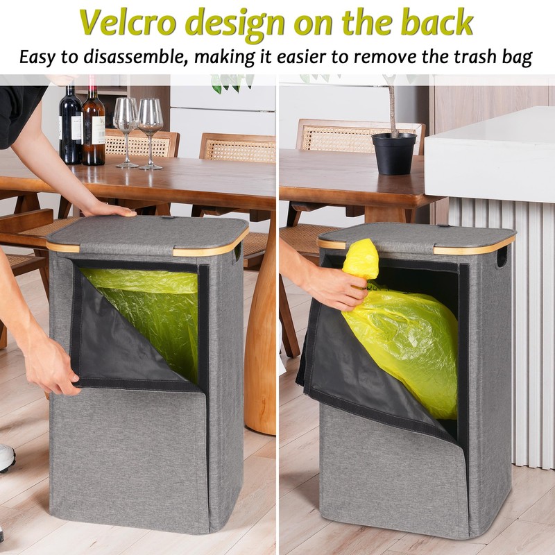 efluky Recycling Bin Holder 100L, 26 Gallon Trash Can with