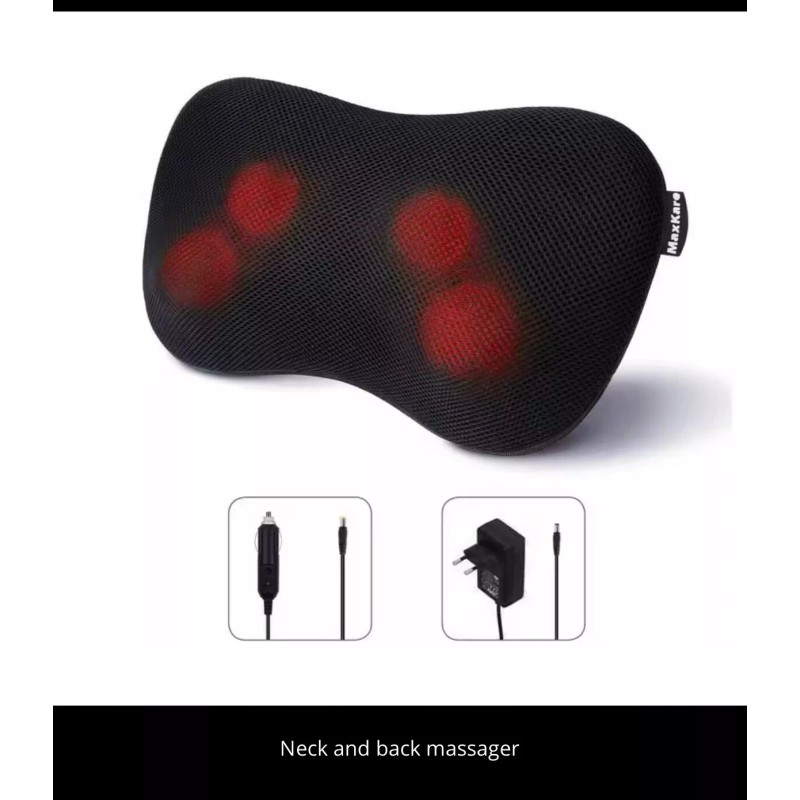 MaxKare Massager XKMP142A Neck w/Heat Kneading Massager NIB