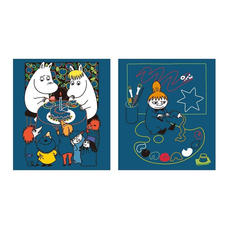 BorneLund Moomin Scratch Art Ages 6+