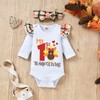 Conjunto de ropa para bebé recién nacida con estampado de