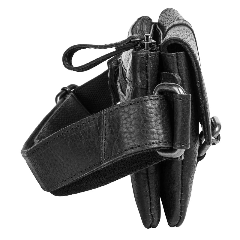 BODENSCHATZ Genuine Leather Belt Bag for Men, Women, Charming Bum