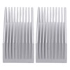 2Pcs Cooling Fins Aluminum Heat Radiator Heatsink Kit for Electronic