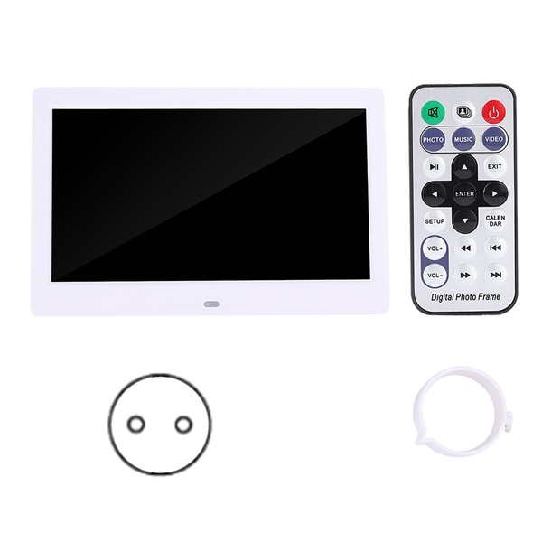10" HD Screen Digital Photo Frame Alarm Clock MP3/4 Movie