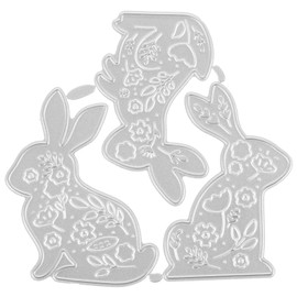 VILLFUL Easter Cutting Die Stencil Carbon Steel Embossing Tool for DIY Card Making Photo Albums Delicate Crafting Molds Durable Reusable Design