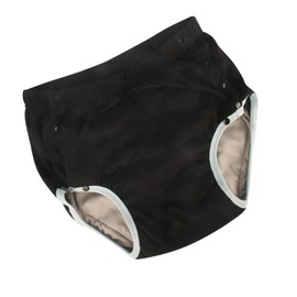Cotton Adult Incontinence Pants Absorbent Leak Proof Underwear for Men and Women Reusable Breathable Urine Absorbing Underpants, Easy to Use, Discreet and (Black)